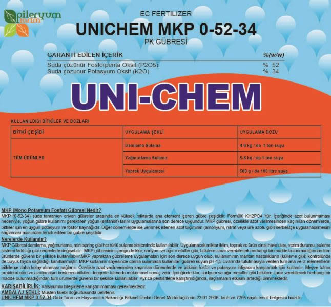 UNICHEM MKP 0-52-34 